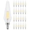 Luxrite HX10.5 LED Light Bulbs 4.5W 60W Equivalent 500LM 4000K Cool White Dimmable E12 Base, 24PK LR21672-24PK - alternate 1